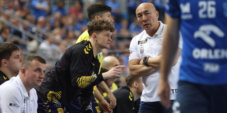 27.05.2025. Płock. Mecz Orlen Wisła Płock - Industria Kielce. Fot. Szymon Łabiński - PAP