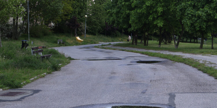 15.05.2025. Kielce. Ulica Daszyńskiego, kielecki „Broadway” / Fot. Adrian Dróżdż – Radio Kielce