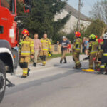 02.05.2025. Skorków, powiat włoszczowski. Wypadek / Fot. Aleksandra Kwaśniewska - Radio Kielce