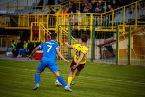 10.05.2025. 29. kolejka Betclic III ligi: Podhale Nowy Targ - Korona II Kielce / Fot. Adrian Dróżdż – Radio Kielce
