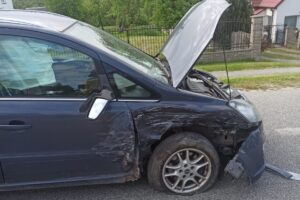 27.05.2025. Ostojów. Kolizja / Fot. st. kpt Paweł Gałązka