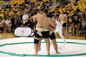 10.05.2025. Kielce. Zawody Pucharu Polski Kadetek i Kadetów, Młodziczek i Młodzików oraz Dzieci w Sumo / Fot. Adrian Dróżdż