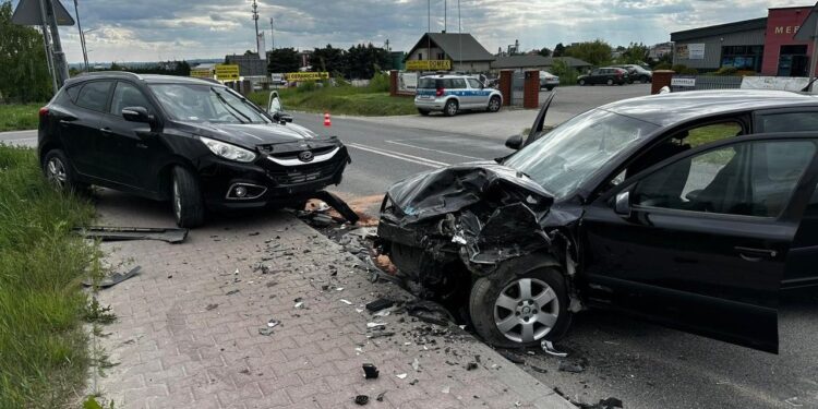 09.05.2025. Busko-Zdrój. Wypadek / Fot. Policja