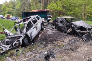 09.05.2025. Trzcianka. Wypadek / Fot. Policja