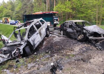 09.05.2025. Trzcianka. Wypadek / Fot. Policja