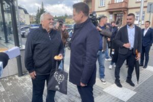 19.05.2025. Skarżysko-Kamienna. Wizyta Rafała Trzaskowskiego / Fot. Anna Głąb - Radio Kielce