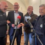 06.05.2025. Sandomierz. Ekipa filmowa Ojca Mateusza / Fot. Grażyna Szlęzak - Radio Kielce