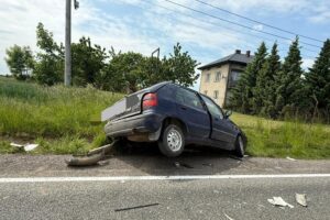 Jedna osobą poszkodowana w wypadku w miejscowości Łukawa