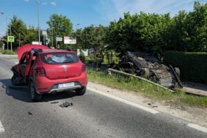 28.05.2025. Morawica. Wypadek / źródło: policja