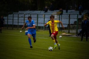 10.05.2025. 29. kolejka Betclic III ligi: Podhale Nowy Targ - Korona II Kielce / Fot. Adrian Dróżdż – Radio Kielce
