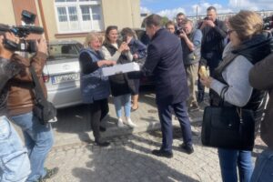 19.05.2025. Skarżysko-Kamienna. Wizyta Rafała Trzaskowskiego / Fot. Anna Głąb - Radio Kielce