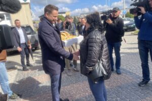 19.05.2025. Skarżysko-Kamienna. Wizyta Rafała Trzaskowskiego / Fot. Anna Głąb - Radio Kielce