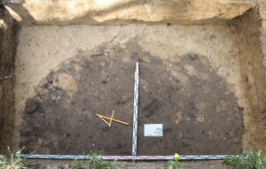 Prace archeologiczne przy Pałacu Wielopolskich w Częstocicach / źródło: Pałac Wielopolskich w Częstocicach - Facebook