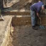 Prace archeologiczne przy Pałacu Wielopolskich w Częstocicach / źródło: Pałac Wielopolskich w Częstocicach - Facebook