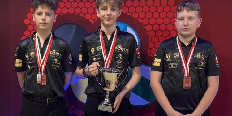 Niezwykle udane Mistrzostwa Polski Juniorów w wykonaniu Fortis Bilard Kielce