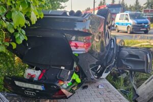 28.05.2025. Morawica. Wypadek / Fot. Daniel Czwartosz - Radio Kielce
