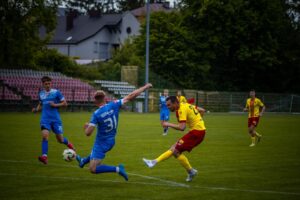 10.05.2025. 29. kolejka Betclic III ligi: Podhale Nowy Targ - Korona II Kielce / Fot. Adrian Dróżdż – Radio Kielce