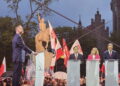 Karol Nawrocki odpowiadał w Końskich na pytania