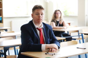 13.05.2025. Kielce. Egzamin ósmoklasisty / Fot. Wiktor Taszłow - Radio Kielce