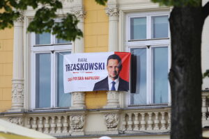 15.05.2025. Kielce. Plakat wyborczy - Rafał Trzaskowski / Fot. Wiktor Taszłow - Radio Kielce