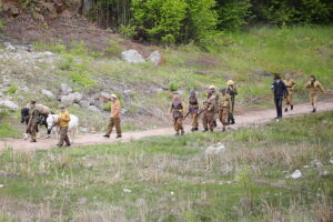 17.05.2025. Kielce. Skwer Edmunda Niziurskiego. Piknik historyczny z okazji 81. rocznicy bitwy o Monte Cassino / Fot. Wiktor Taszłow - Radio Kielce