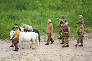 17.05.2025. Kielce. Skwer Edmunda Niziurskiego. Piknik historyczny z okazji 81. rocznicy bitwy o Monte Cassino / Fot. Wiktor Taszłow - Radio Kielce