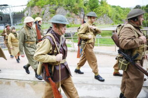17.05.2025. Kielce. Skwer Edmunda Niziurskiego. Piknik historyczny z okazji 81. rocznicy bitwy o Monte Cassino / Fot. Wiktor Taszłow - Radio Kielce