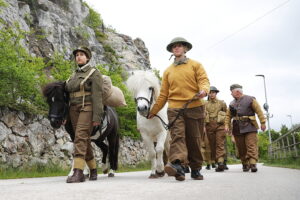 17.05.2025. Kielce. Skwer Edmunda Niziurskiego. Piknik historyczny z okazji 81. rocznicy bitwy o Monte Cassino / Fot. Wiktor Taszłow - Radio Kielce