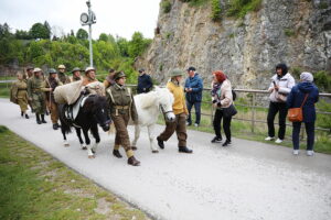 17.05.2025. Kielce. Skwer Edmunda Niziurskiego. Piknik historyczny z okazji 81. rocznicy bitwy o Monte Cassino / Fot. Wiktor Taszłow - Radio Kielce
