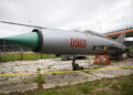 Samolot MiG-21PF jedną z atrakcji kieleckiej Nocy Muzeów