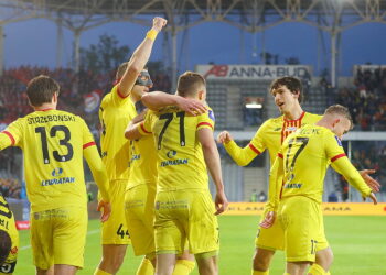 17.05.2025. Kielce. Mecz PKO BP Ekstraklasy: Korona Kielce – Raków Częstochowa / Fot. Wiktor Taszłow - Radio Kielce