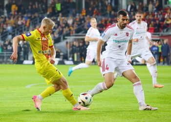 17.05.2025. Kielce. Mecz PKO BP Ekstraklasy: Korona Kielce – Raków Częstochowa / Fot. Wiktor Taszłow - Radio Kielce