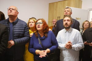 18.05.2025. Kielce. Wieczór wyborczy w kieleckim sztabie Szymona Hołowni / Fot. Wiktor Taszłow - Radio Kielce
