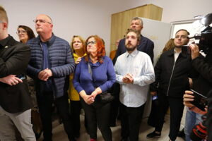 18.05.2025. Kielce. Wieczór wyborczy w kieleckim sztabie Szymona Hołowni / Fot. Wiktor Taszłow - Radio Kielce