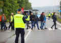 Protest mieszkańców Brzezin i Radkowic