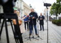 23.05.2025. Kielce. Konferencja prasowa Koalicji Obywatelskiej / Fot. Wiktor Taszłow - Radio Kielce