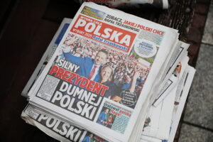 23.05.2025. Kielce. Konferencja prasowa Koalicji Obywatelskiej / Fot. Wiktor Taszłow - Radio Kielce