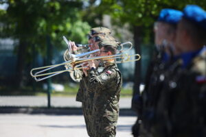 27.05.2025. Kielce. Uroczystość z okazji objęcia obowiązków na stanowisku komendanta Centrum Przygotowań do Misji Zagranicznych / Fot. Wiktor Taszłow - Radio Kielce