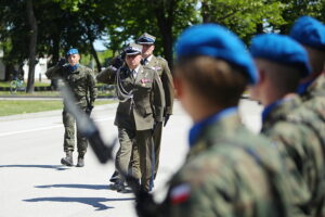 27.05.2025. Kielce. Uroczystość z okazji objęcia obowiązków na stanowisku komendanta Centrum Przygotowań do Misji Zagranicznych / Fot. Wiktor Taszłow - Radio Kielce