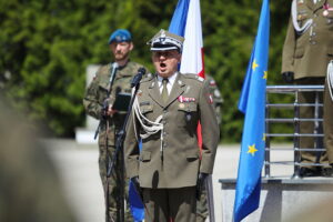 27.05.2025. Kielce. Uroczystość z okazji objęcia obowiązków na stanowisku komendanta Centrum Przygotowań do Misji Zagranicznych / Fot. Wiktor Taszłow - Radio Kielce