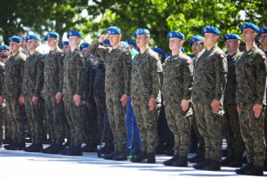 27.05.2025. Kielce. Uroczystość z okazji objęcia obowiązków na stanowisku komendanta Centrum Przygotowań do Misji Zagranicznych / Fot. Wiktor Taszłow - Radio Kielce