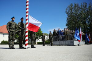 27.05.2025. Kielce. Uroczystość z okazji objęcia obowiązków na stanowisku komendanta Centrum Przygotowań do Misji Zagranicznych / Fot. Wiktor Taszłow - Radio Kielce