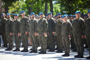 27.05.2025. Kielce. Uroczystość z okazji objęcia obowiązków na stanowisku komendanta Centrum Przygotowań do Misji Zagranicznych / Fot. Wiktor Taszłow - Radio Kielce