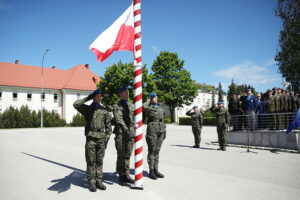 27.05.2025. Kielce. Uroczystość z okazji objęcia obowiązków na stanowisku komendanta Centrum Przygotowań do Misji Zagranicznych / Fot. Wiktor Taszłow - Radio Kielce