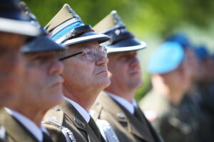 27.05.2025. Kielce. Uroczystość z okazji objęcia obowiązków na stanowisku komendanta Centrum Przygotowań do Misji Zagranicznych / Fot. Wiktor Taszłow - Radio Kielce