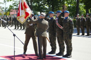 27.05.2025. Kielce. Uroczystość z okazji objęcia obowiązków na stanowisku komendanta Centrum Przygotowań do Misji Zagranicznych / Fot. Wiktor Taszłow - Radio Kielce