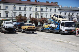 Kielce. Plan zdjęciowy serialu „Blizna” / Fot. Wiktor Taszłow - Radio Kielce
