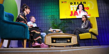 „Dzień Dobry, to Ja! Rozmowy inne niż wszystkie w Radiu Kielce”. Na zdjęciu (od lewej): Magda Galas-Klusek, Tomek Dudek, Ewa Robak / Fot. Wiktor Taszłow - Radio Kielce