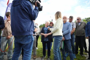 28.05.2025. Brzeziny. Program "Interwencja" Radia Kielce i TVP3 Kielce / Fot. Wiktor Taszłow - Radio Kielce