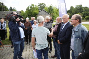 28.05.2025. Brzeziny. Program "Interwencja" Radia Kielce i TVP3 Kielce / Fot. Wiktor Taszłow - Radio Kielce